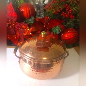 Thymes Copper Pot Candle Simmered Cider - 18 oz